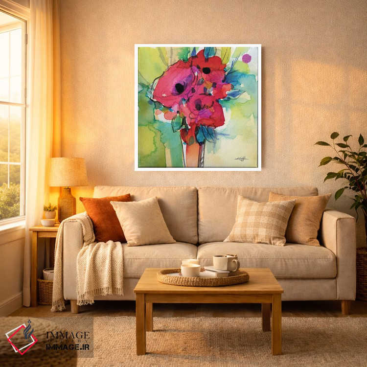 تابلو دکوراتیو گل ها XLIV اثر کتی مورتون استنیون - D2W