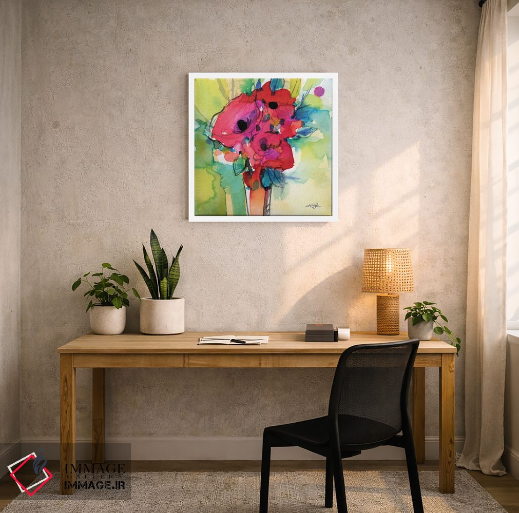تابلو دکوراتیو گل ها XLIV اثر کتی مورتون استنیون - D5W
