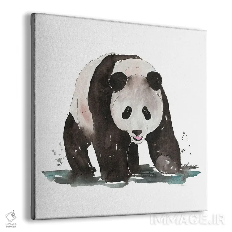 تابلو دکوراتیو پاندای غول پیکر اثر کلسی مک نت - نمای پرسپکتیو محصول