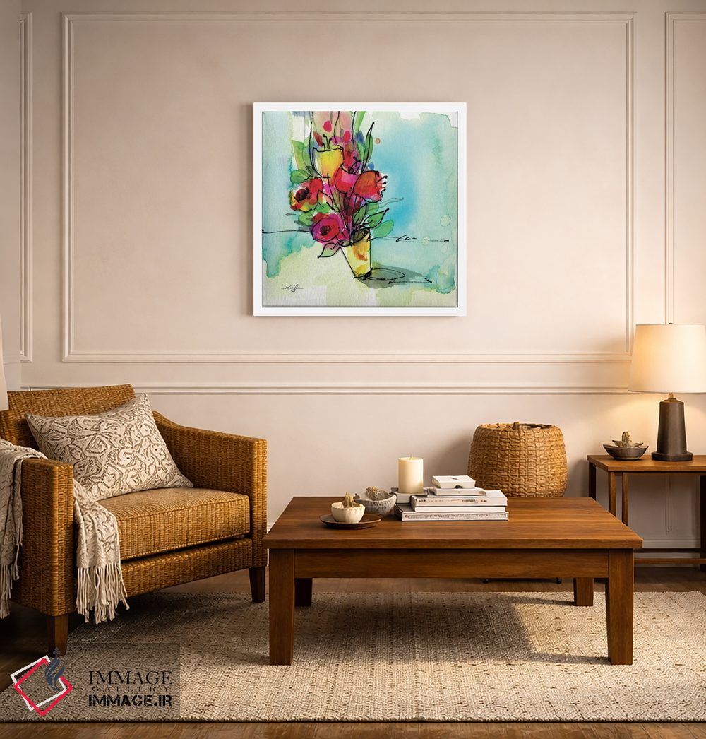 تابلو دکوراتیو گل ها XLIII اثر کتی مورتون استنیون - D3W