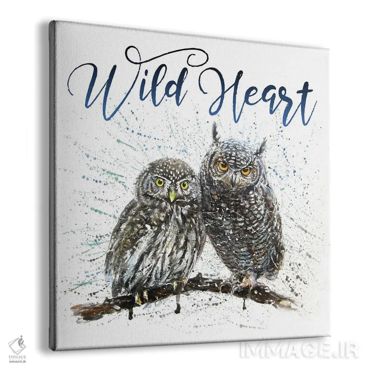 تابلو دکوراتیو جغدهای دل وحشی اثر کنستانتین کالینین - نمای پرسپکتیو محصول