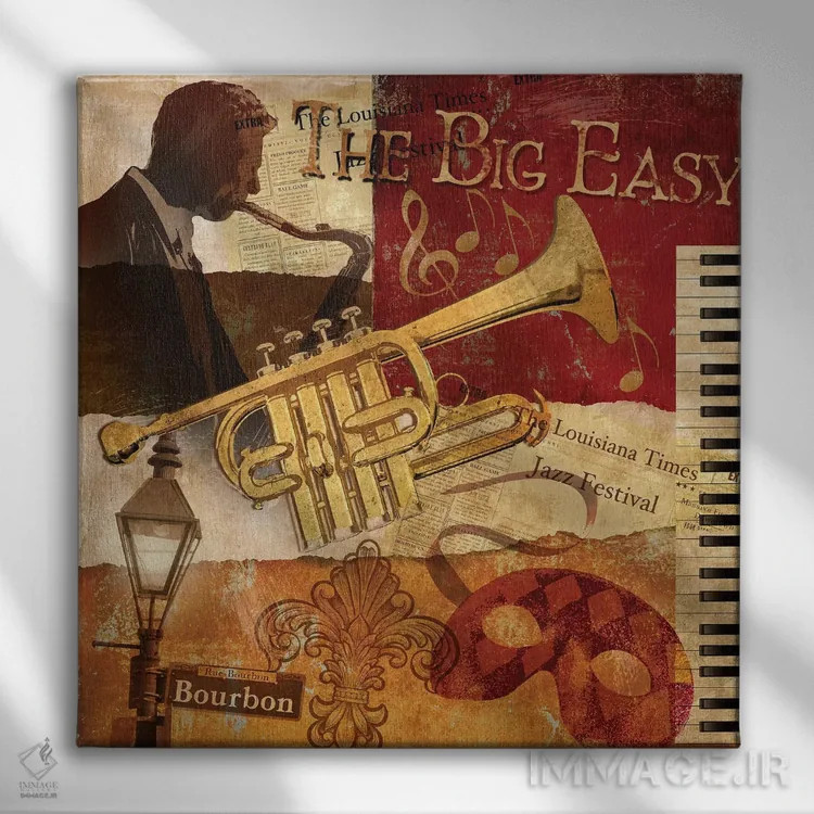 تابلو دکوراتیو بیگ ایزی اثر کنراد ناتسن - نمای روبهرو روی دیوار