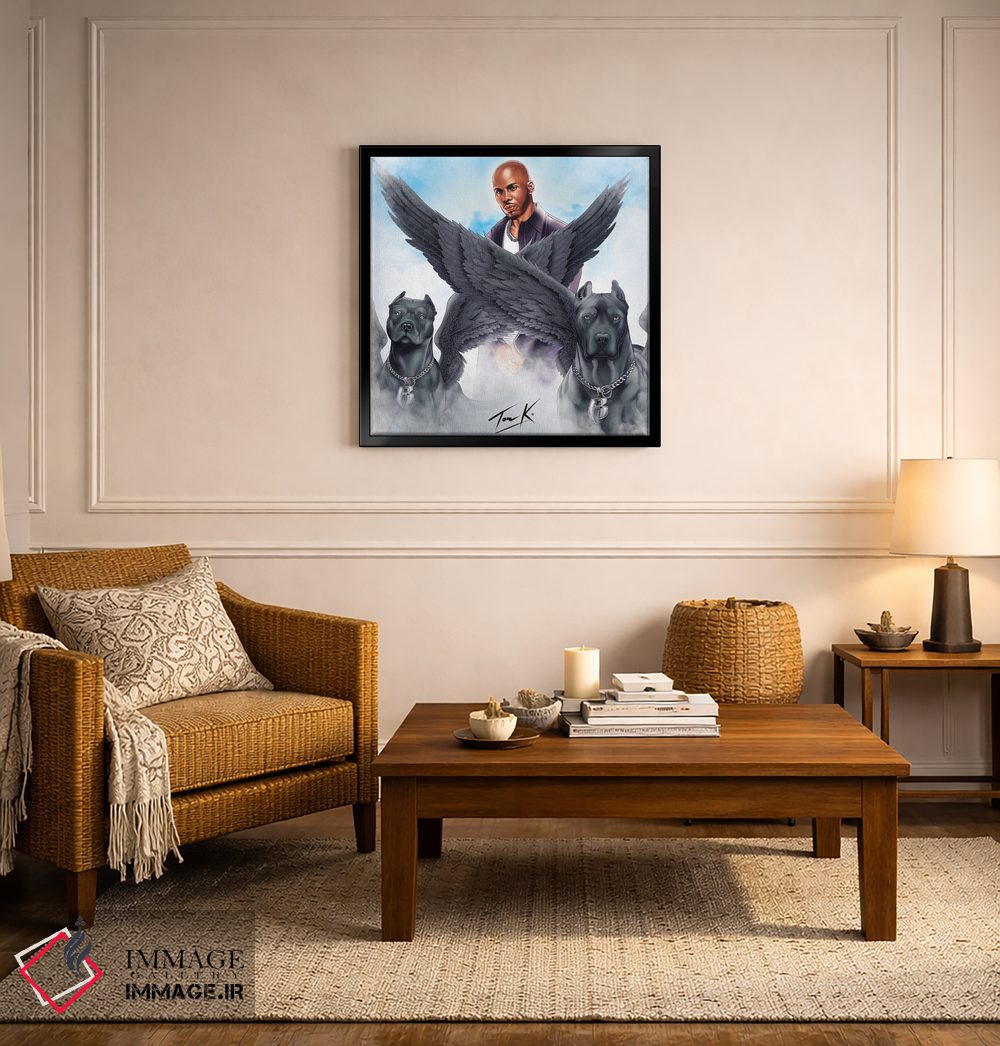 تابلو دکوراتیو سگ های من کجان؟ اثر تام کینگو - D6B