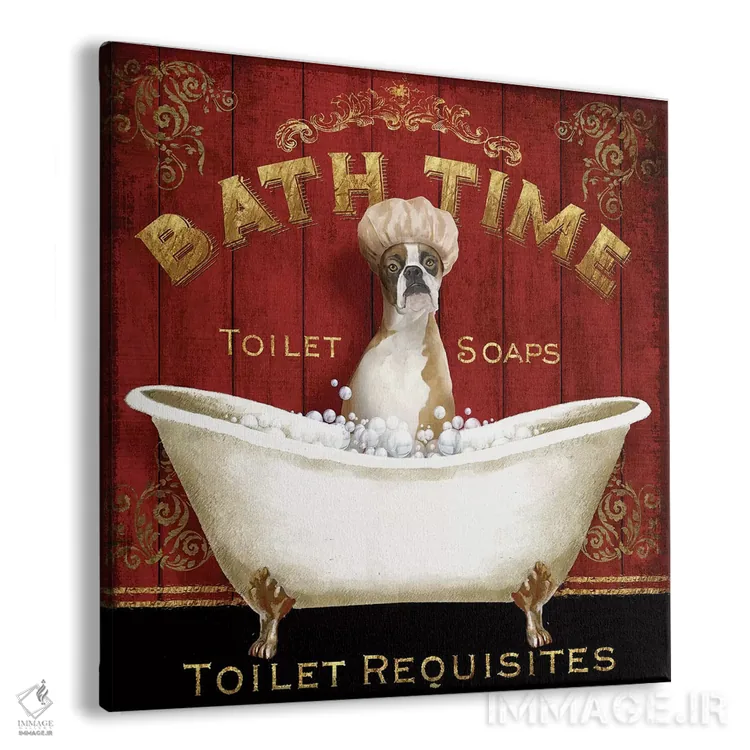 تابلو دکوراتیو زمان حمام اثر کنراد ناتسن - نمای پرسپکتیو محصول