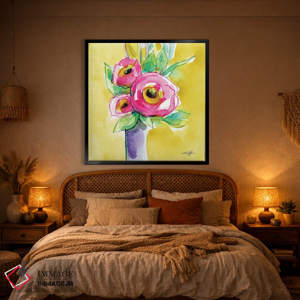 تابلو دکوراتیو گل ها پنجاه ونهم اثر کتی مورتون استنیون - D1B