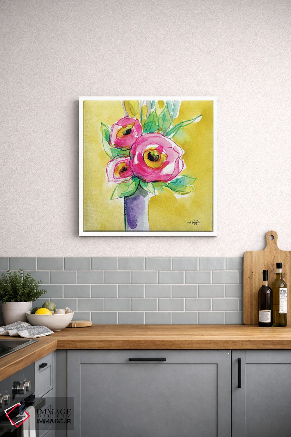 تابلو دکوراتیو گل ها پنجاه ونهم اثر کتی مورتون استنیون - D2W