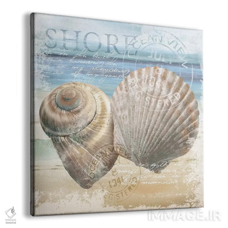 تابلو دکوراتیو ساحل دریا اثر کنراد ناتسن - نمای پرسپکتیو محصول