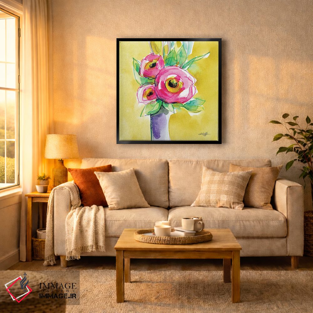 تابلو دکوراتیو گل ها پنجاه ونهم اثر کتی مورتون استنیون - D6B