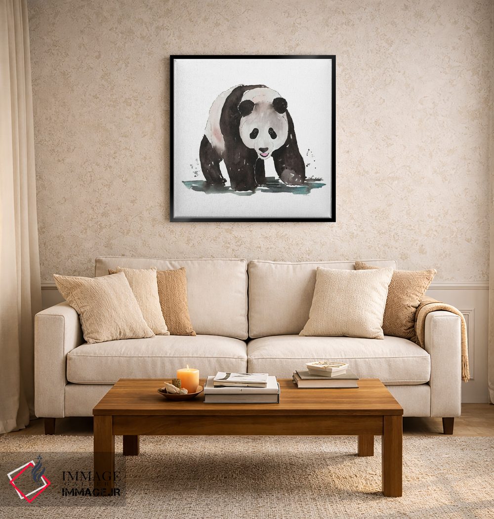 تابلو دکوراتیو پاندای غول پیکر اثر کلسی مک نت - D4B
