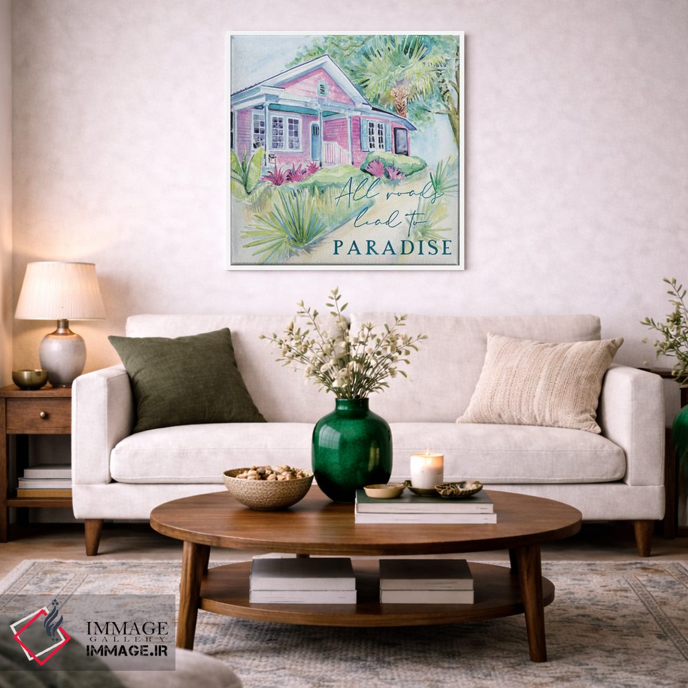 تابلو دکوراتیو زندگی در مناطق کم ارتفاع XXI اثر کیتی ناپولی - D3W