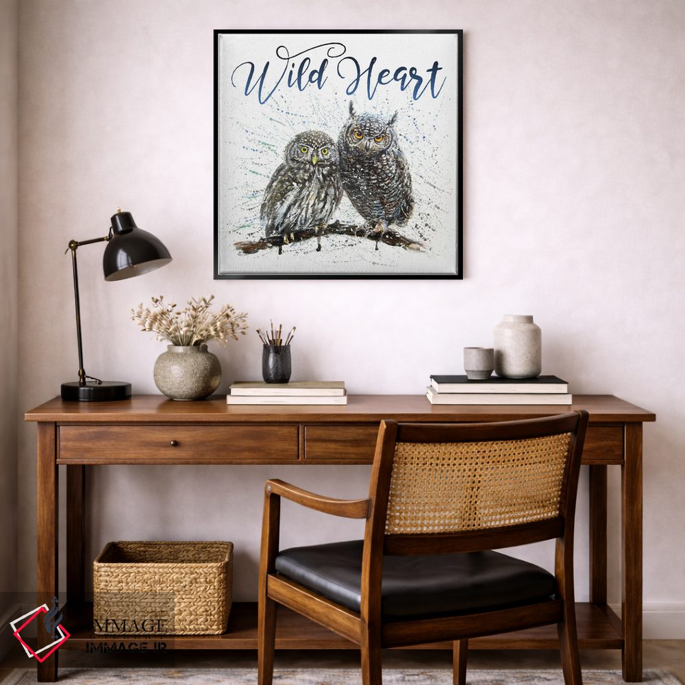 تابلو دکوراتیو جغدهای دل وحشی اثر کنستانتین کالینین - D6B