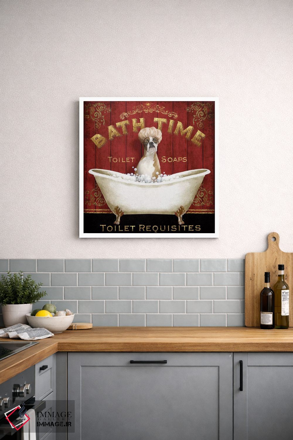 تابلو دکوراتیو زمان حمام اثر کنراد ناتسن - D3W