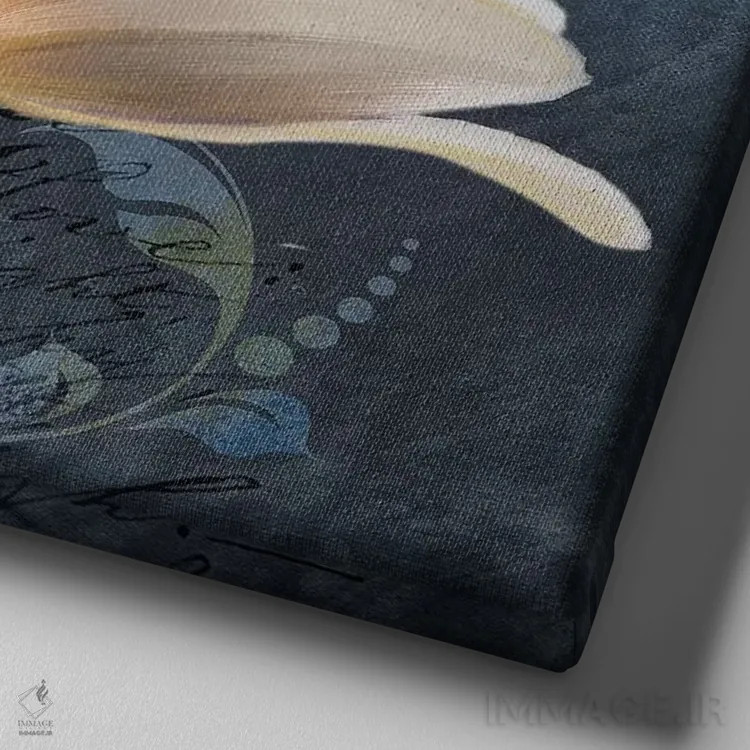 تابلو دکوراتیو نسیم دلپذیر II اثر کنراد ناتسن - نمای نزدیک بافت بوم