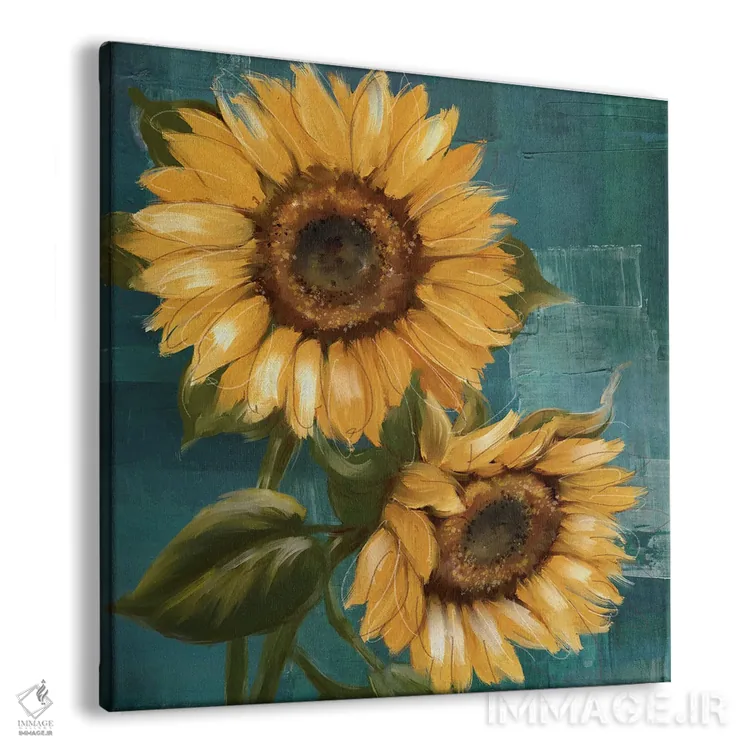 تابلو دکوراتیو آفتابگردان II اثر کنراد ناتسن - نمای پرسپکتیو محصول