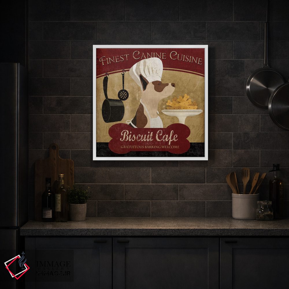 تابلو دکوراتیو کافه بیسکوییت اثر کنراد ناتسن - D1W