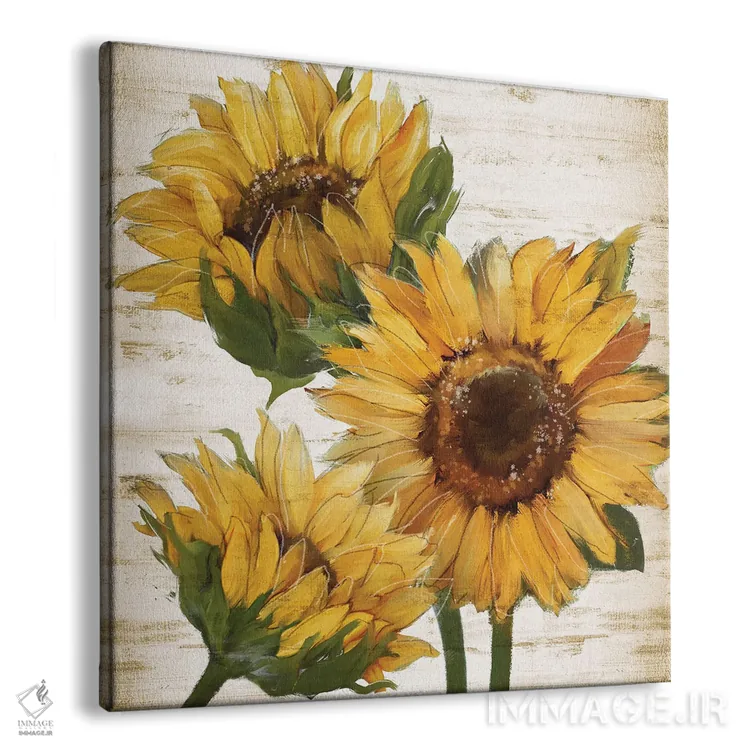 تابلو دکوراتیو تابستان آفتابگردانی I اثر کنراد ناتسن - نمای پرسپکتیو محصول