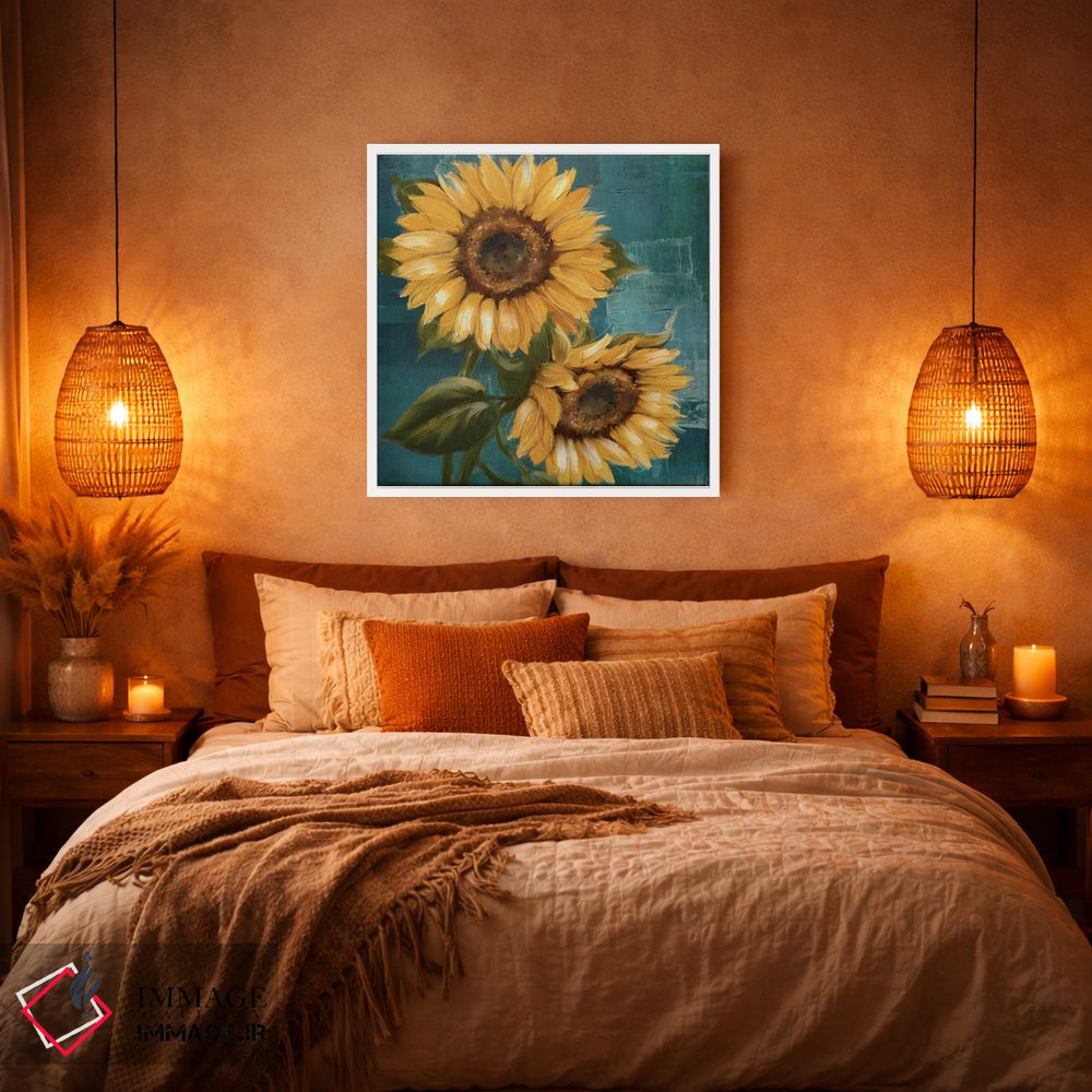 تابلو دکوراتیو آفتابگردان II اثر کنراد ناتسن - D3W