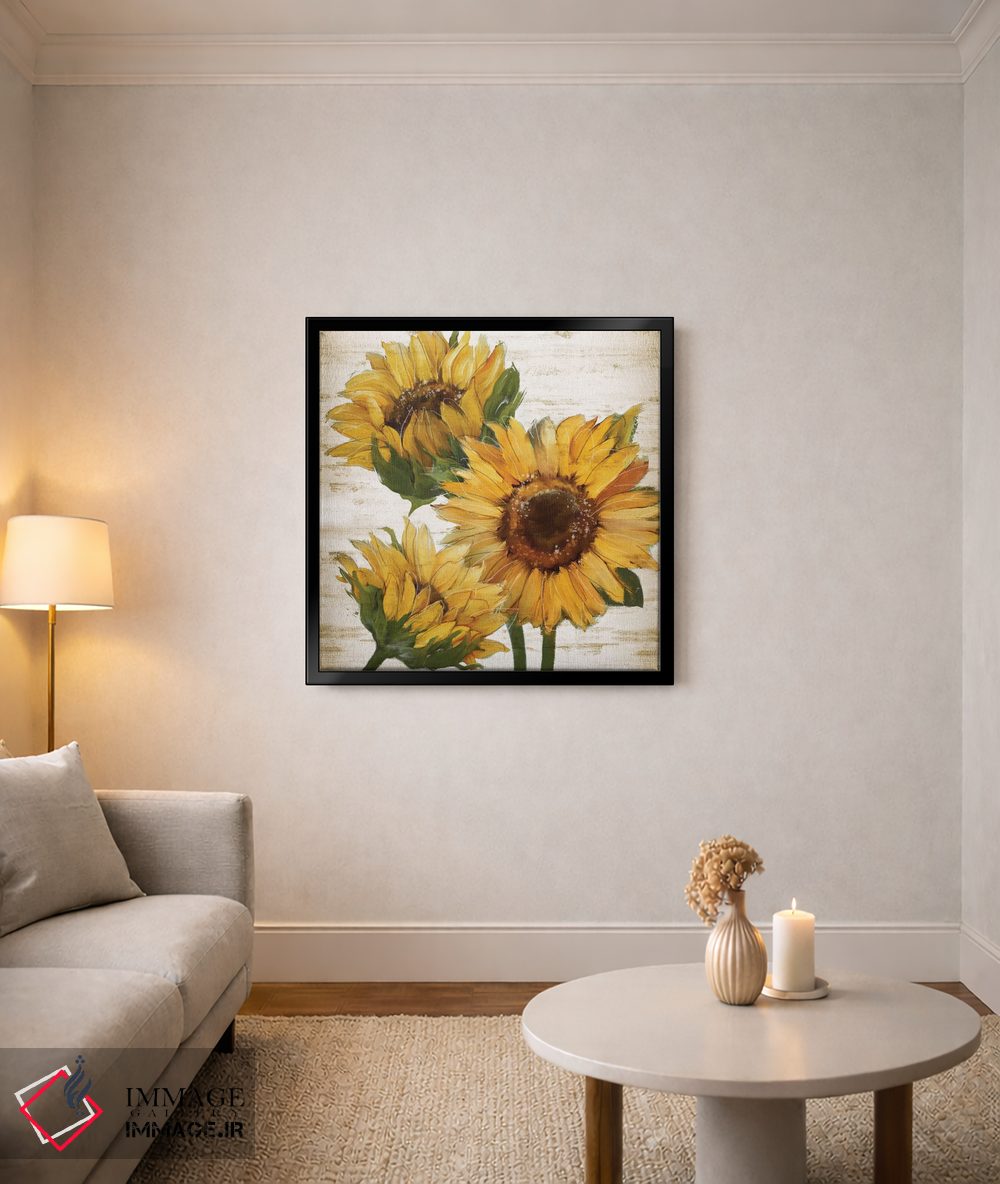 تابلو دکوراتیو تابستان آفتابگردانی I اثر کنراد ناتسن - D3B