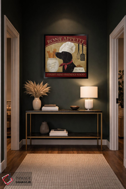 تابلو دکوراتیو استخوان نوش جان اثر کنراد ناتسن - D6B