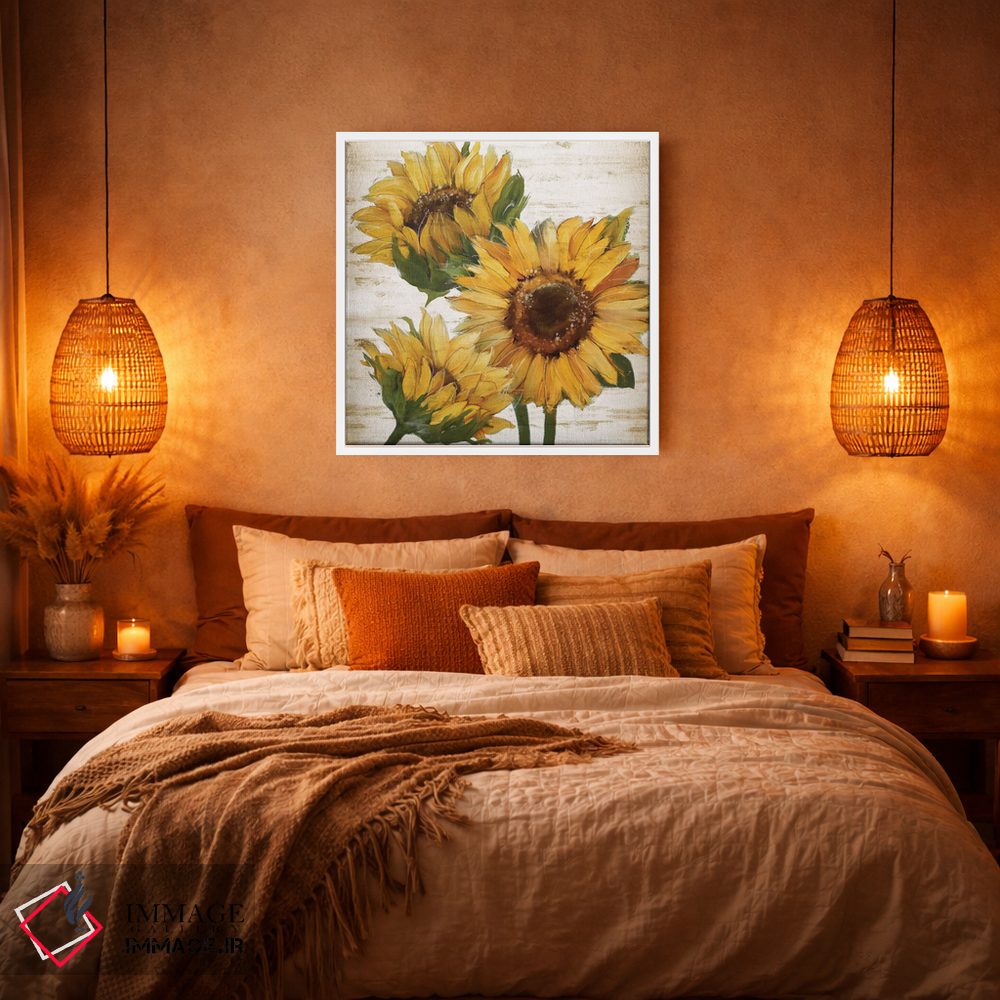 تابلو دکوراتیو تابستان آفتابگردانی I اثر کنراد ناتسن - D5W