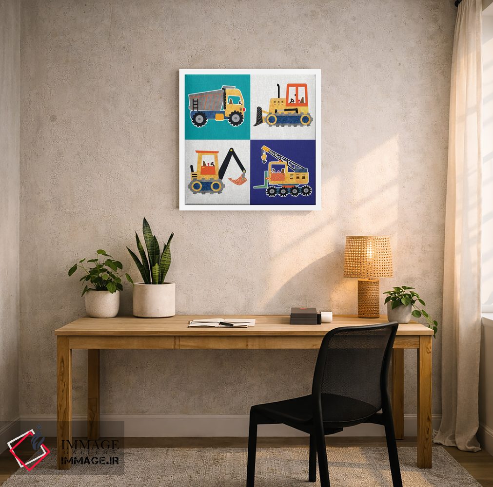 تابلو دکوراتیو ساخت و ساز اثر کنراد ناتسن - D6W