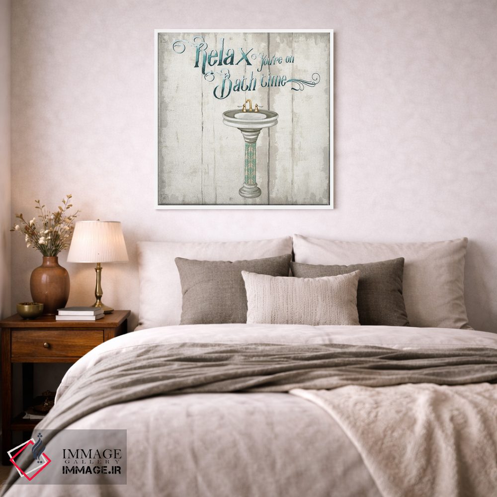 تابلو دکوراتیو روشویی آرامش بخش اثر کنراد ناتسن - D2W