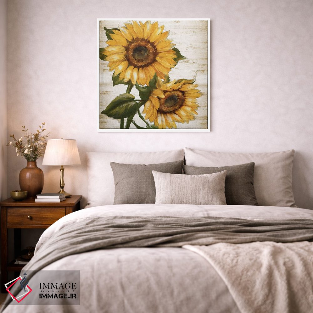 تابلو دکوراتیو تابستان آفتابگردان II اثر کنراد ناتسن - D2W