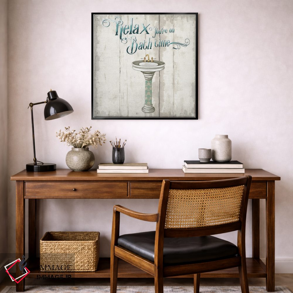 تابلو دکوراتیو روشویی آرامش بخش اثر کنراد ناتسن - D6B