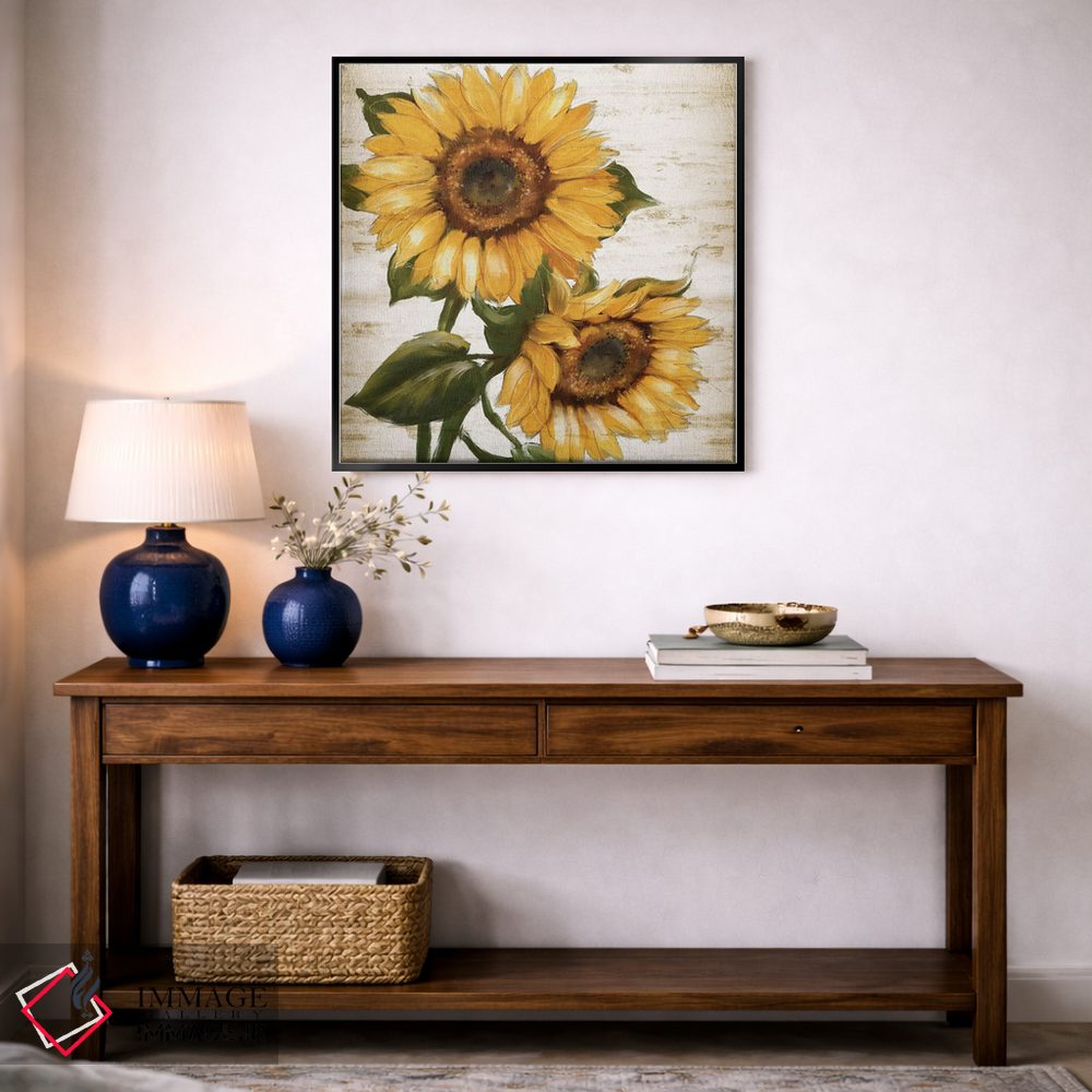 تابلو دکوراتیو تابستان آفتابگردان II اثر کنراد ناتسن - D4B