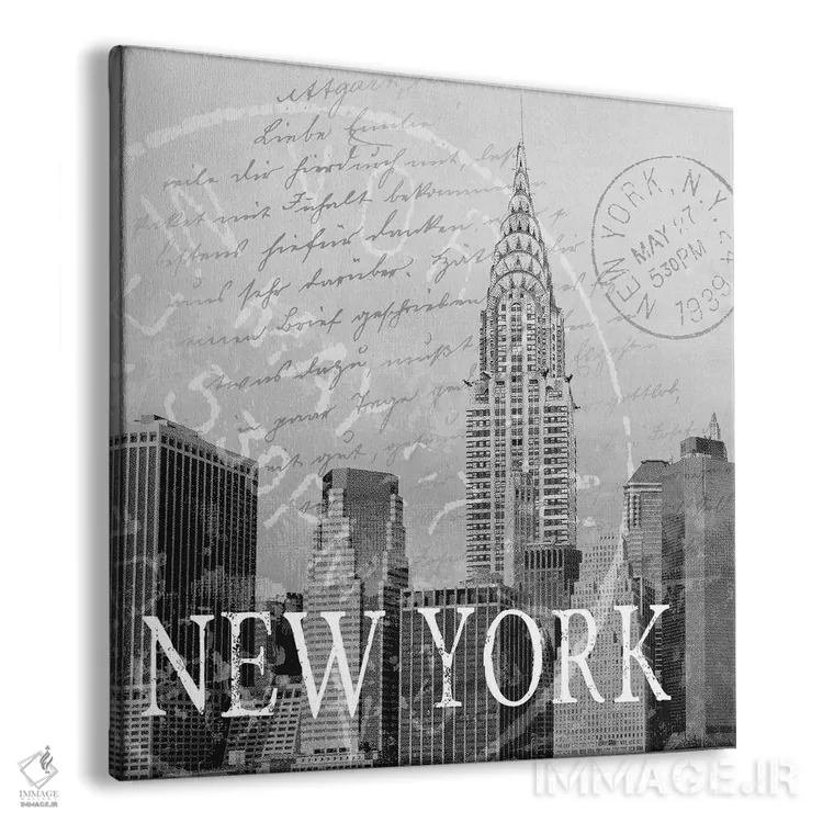 تابلو دکوراتیو نیویورک اثر کنراد ناتسن - نمای پرسپکتیو محصول