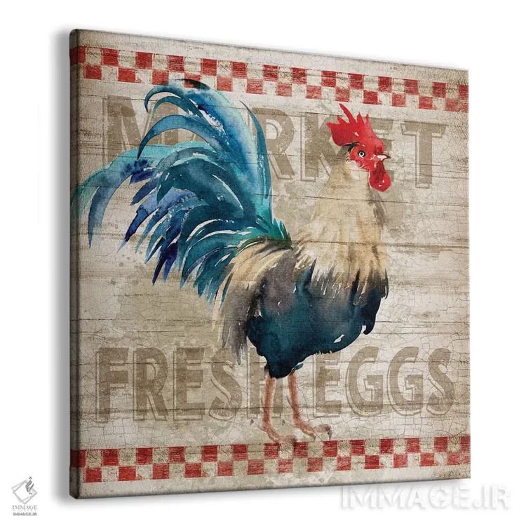 تابلو مدرن تخم مرغ صبحگاهی اثر کنراد ناتسن - نمای پرسپکتیو محصول