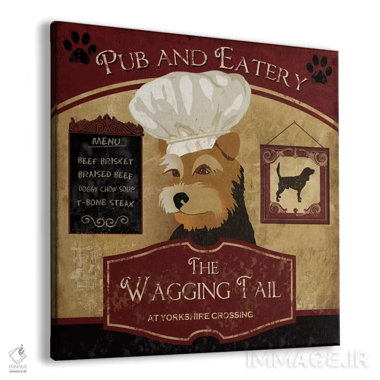 تابلو دکوراتیو دم تکان دهنده اثر کنراد ناتسن - نمای پرسپکتیو محصول