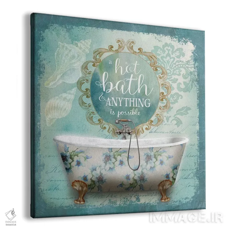 تابلو دکوراتیو حمام آینه I اثر کنراد ناتسن - نمای پرسپکتیو محصول