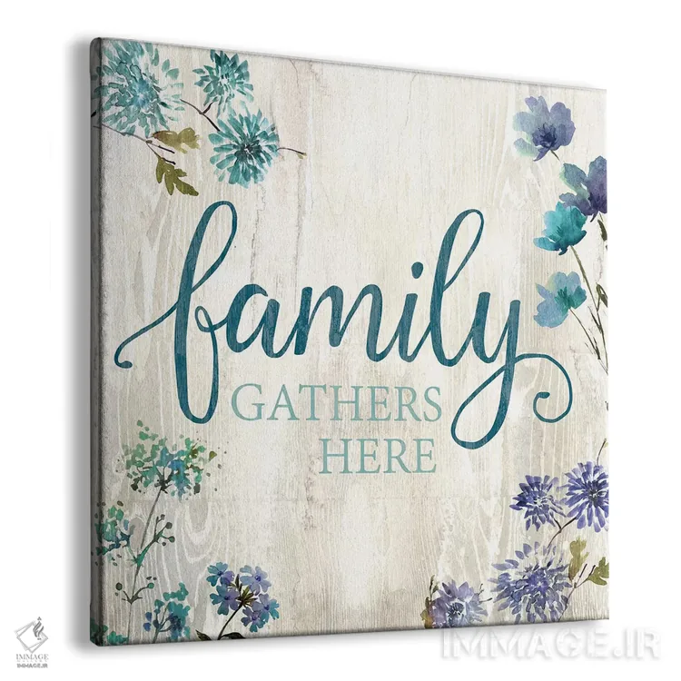 تابلو دکوراتیو خانواده اینجا جمع می شود اثر کنراد ناتسن - نمای پرسپکتیو محصول