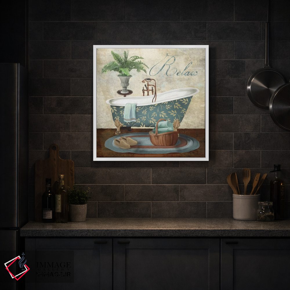 تابلو دکوراتیو آرامش در حمام اثر کنراد ناتسن - D3W