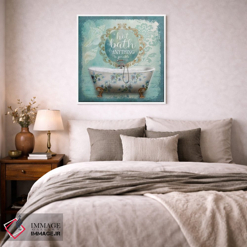 تابلو دکوراتیو حمام آینه I اثر کنراد ناتسن - D2W