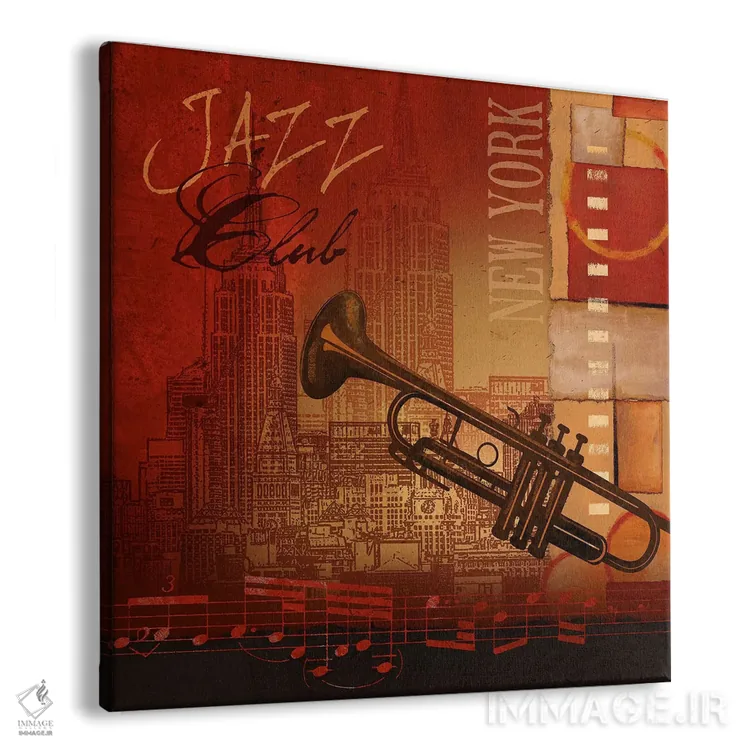 تابلو دکوراتیو کلوب جاز اثر کنراد ناتسن - نمای پرسپکتیو محصول