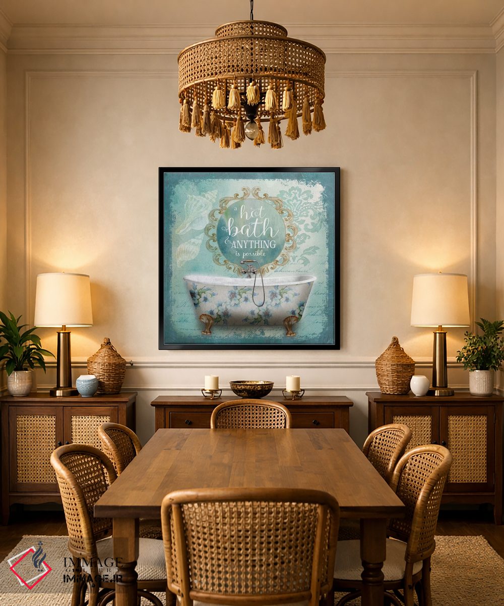 تابلو دکوراتیو حمام آینه I اثر کنراد ناتسن - D3B