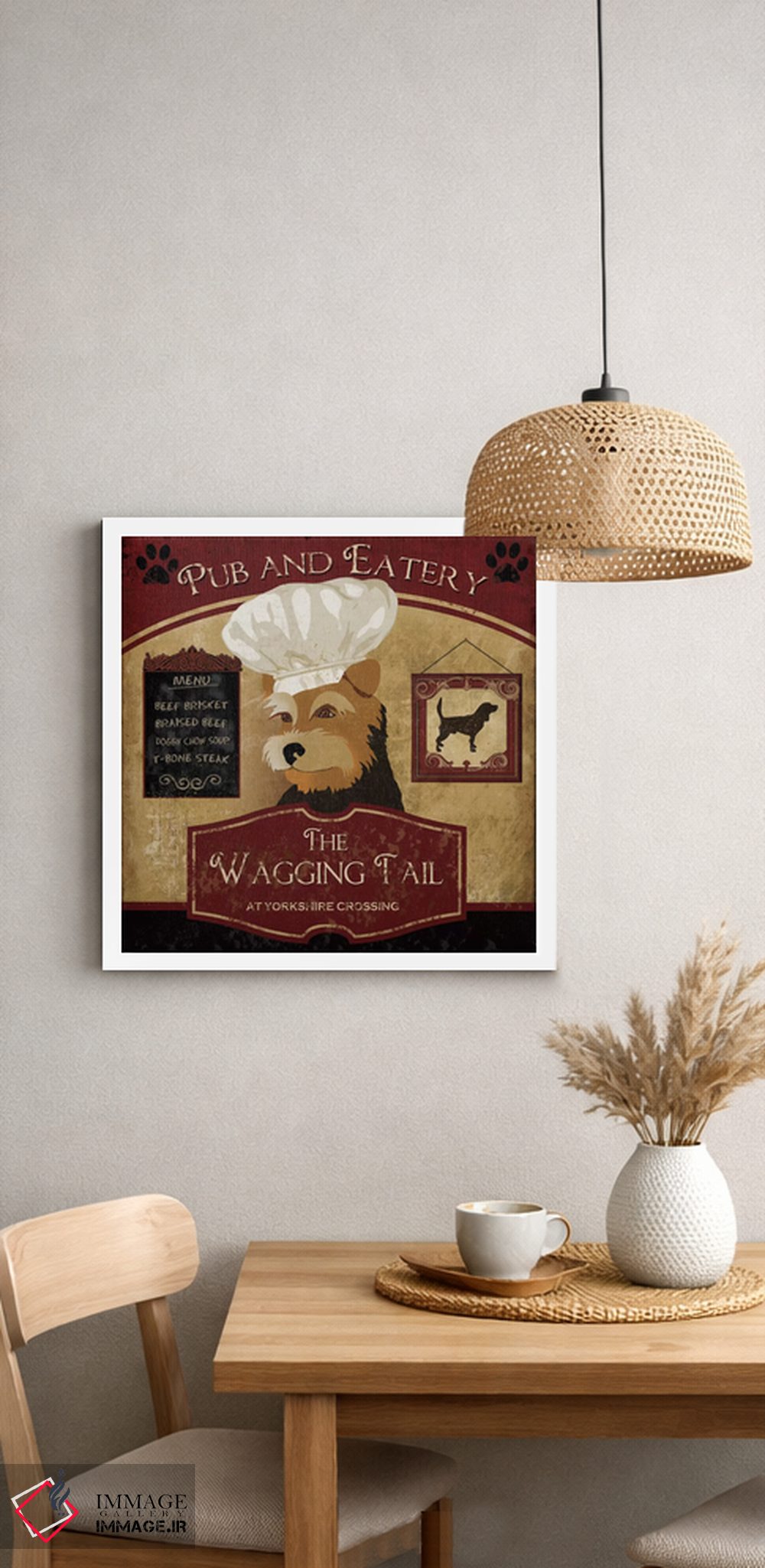 تابلو دکوراتیو دم تکان دهنده اثر کنراد ناتسن - D2W