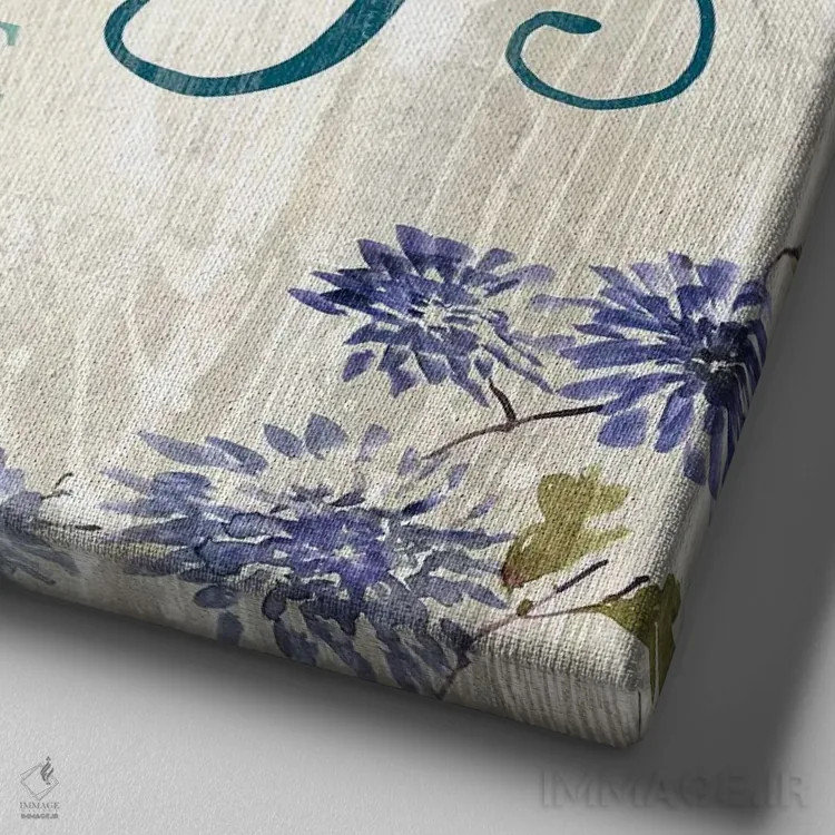 تابلو دکوراتیو خانواده اینجا جمع می شود اثر کنراد ناتسن - نمای نزدیک بافت بوم