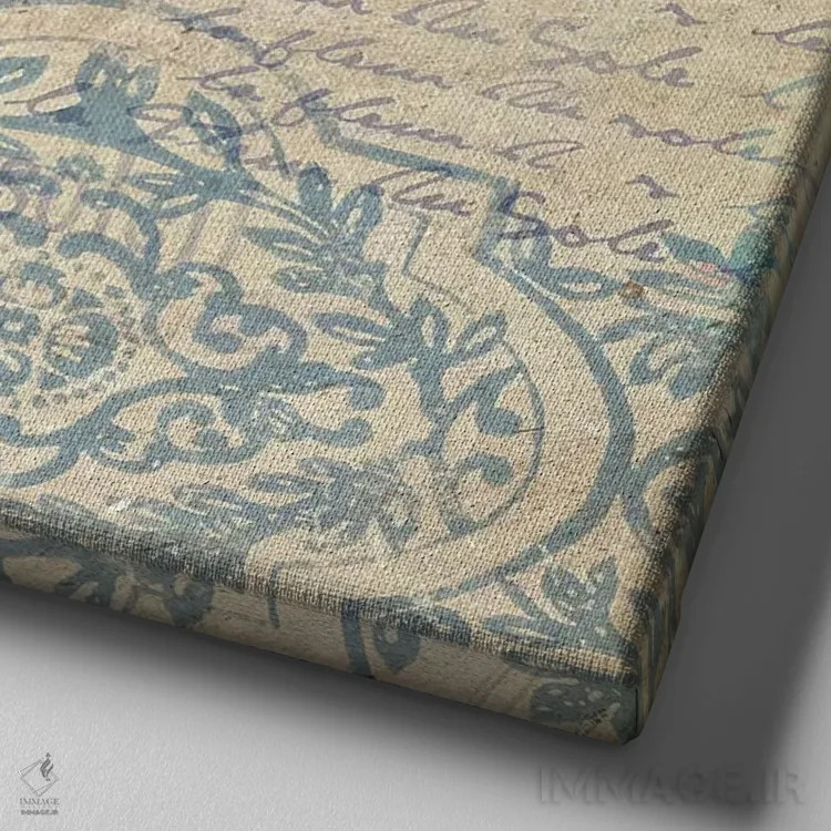 تابلو دکوراتیو باغ پروانه II اثر کنراد ناتسن - نمای نزدیک بافت بوم