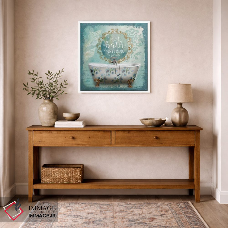 تابلو دکوراتیو حمام آینه I اثر کنراد ناتسن - D5W
