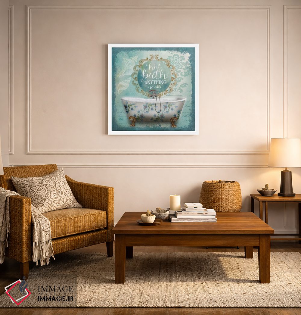 تابلو دکوراتیو حمام آینه I اثر کنراد ناتسن - D4W