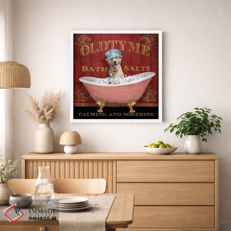 تابلو دکوراتیو حمام قدیمی اثر کنراد ناتسن - D1W