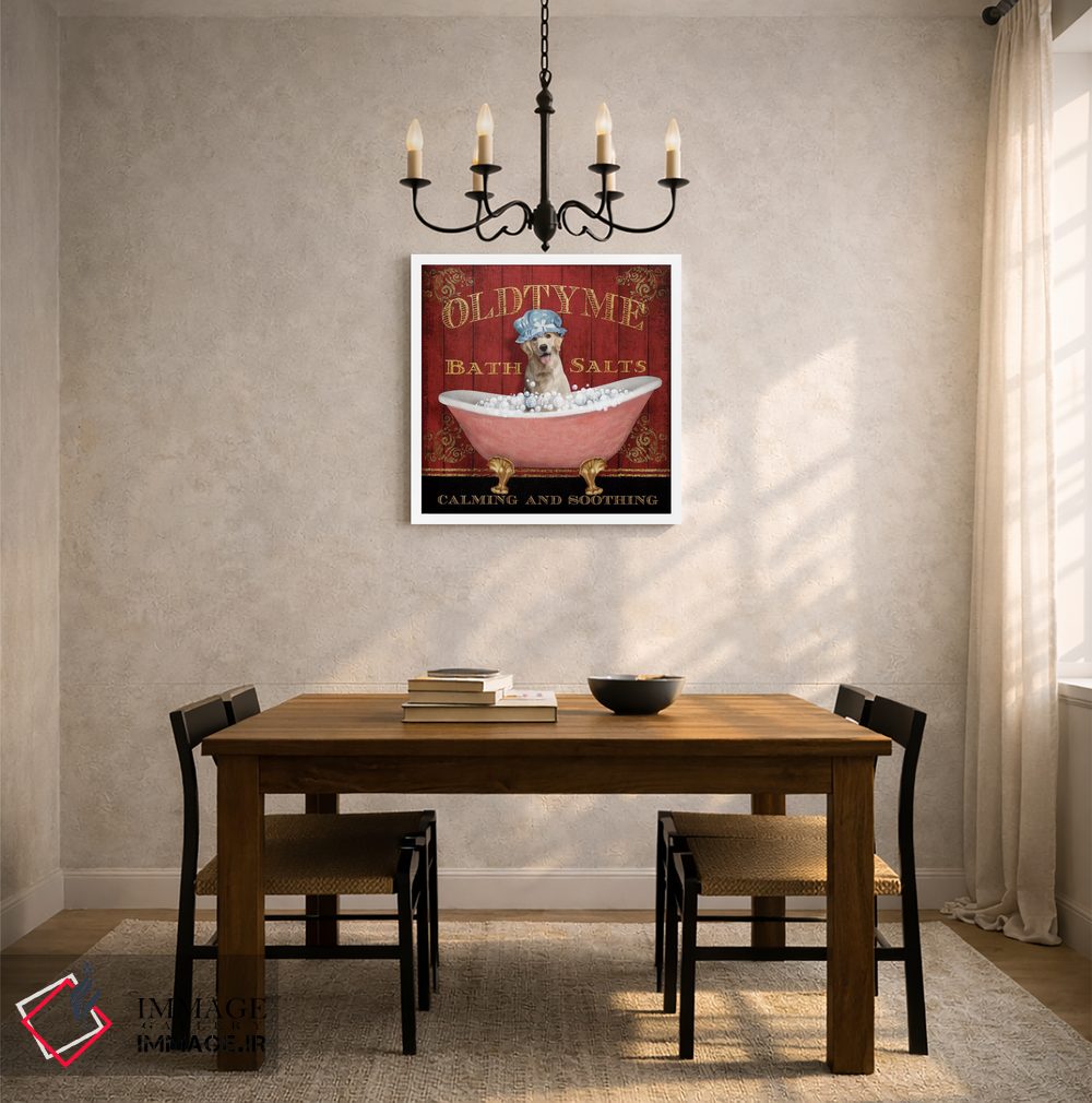 تابلو دکوراتیو حمام قدیمی اثر کنراد ناتسن - D4W