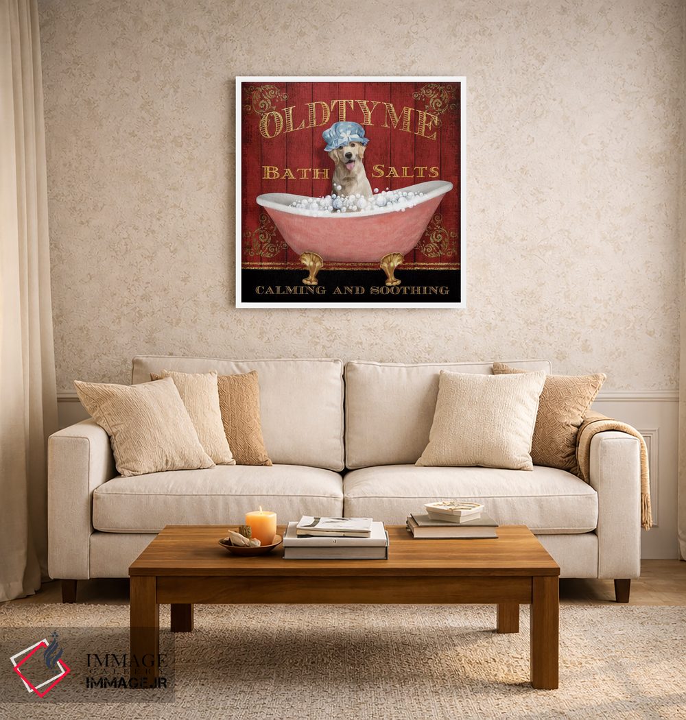 تابلو دکوراتیو حمام قدیمی اثر کنراد ناتسن - D3W