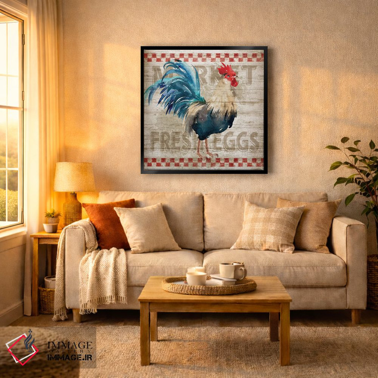 تابلو مدرن تخم مرغ صبحگاهی اثر کنراد ناتسن - D5B