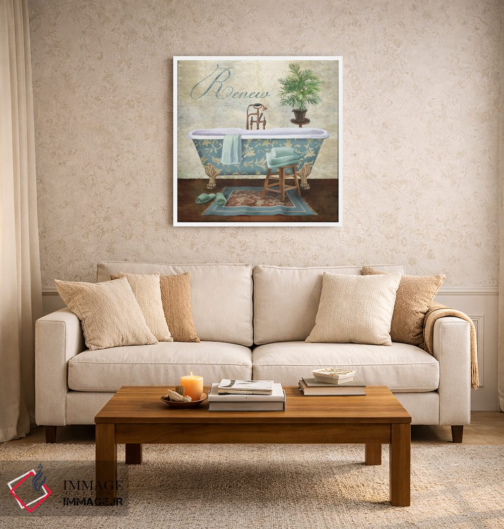 تابلو دکوراتیو تجدید نیرو در حمام اثر کنراد ناتسن - D5W