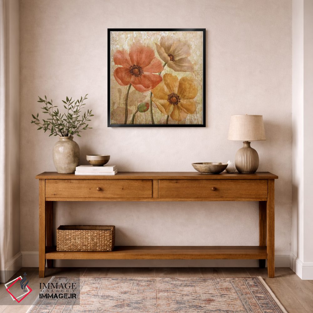 تابلو دکوراتیو جذابیت خشخاش I اثر کنراد ناتسن - D6B