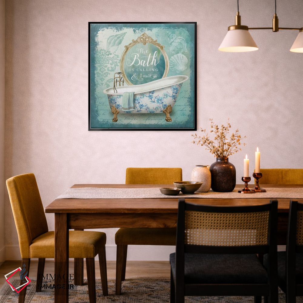 تابلو دکوراتیو حمام آینه II اثر کنراد ناتسن - D6B